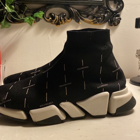 balenciaga sock shoes mens yellow